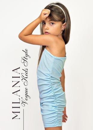 Платье, белое, черное, голубое