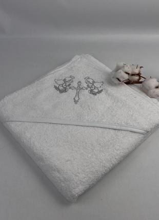 Крижма з кутиком gulcan 100x100 silver