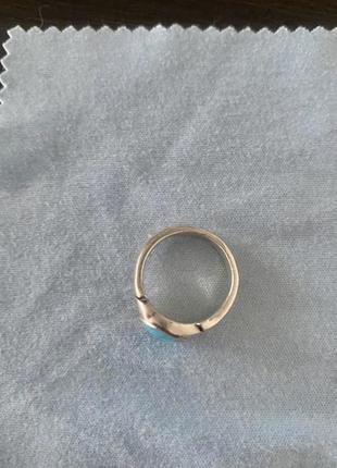 Кольцо серебряное с бирюзой3 фото