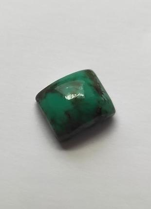 Зелёно-голубой камень бирюза кабошон для создания украшений натуральный3 фото
