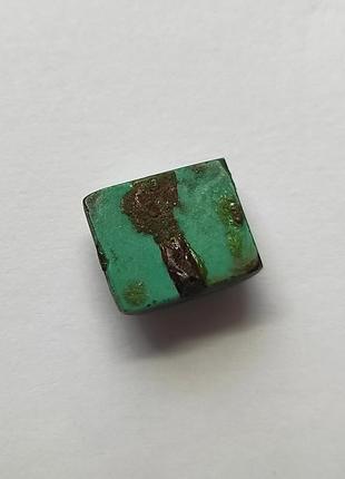 Зелёно-голубой камень бирюза кабошон для создания украшений натуральный5 фото