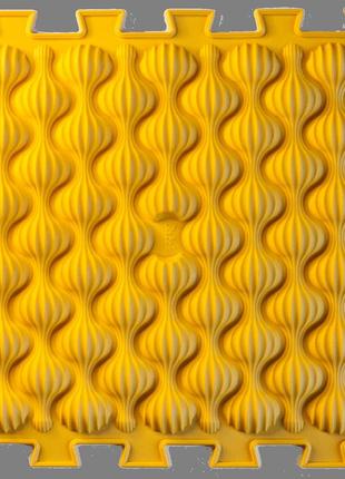Ортопедичний масажний килимок пазли мікс мушлі 1 елемент7 фото