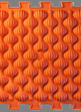 Ортопедичний масажний килимок пазли мікс мушлі 1 елемент9 фото