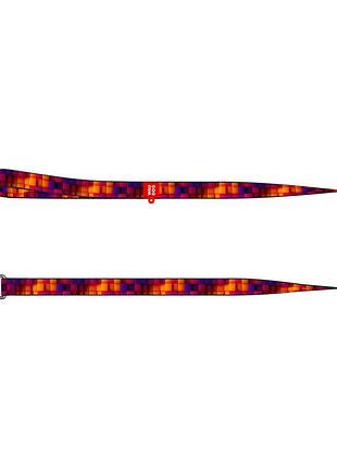 Повідець для собак нейлоновий waudog nylon, малюнок "куби 3д", m, ш 20 мм, дов 200 см