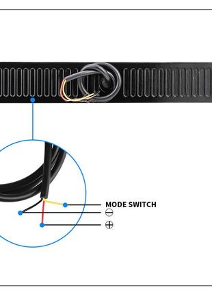 Проблесковый маячок dxz i-bs-d-c-12led white 6500k ipx-4 для авто 19*2.8 см2 фото