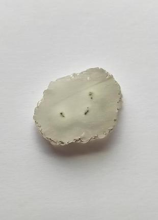 Белый камень солнечный кварц кабошон для создания украшений натуральный2 фото