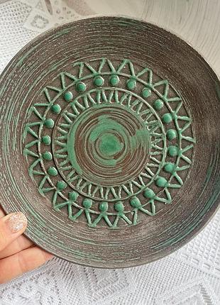 Тарелки керамические закусочные винтаж италия