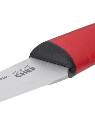 Нож bravo chef овощной 9 см в блистере3 фото