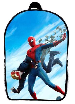Рюкзак человек паук детский (gear bag spidermen mini 022) черный, 29 х 21 х 9 см1 фото