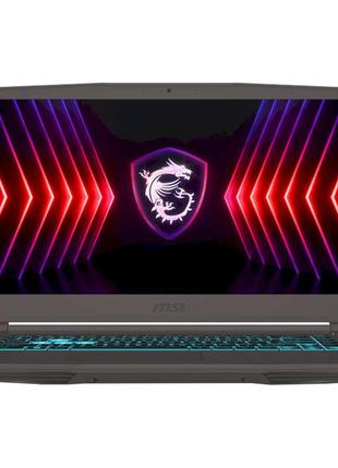 Msi ноутбук thin 15.6 fhd, intel i5-12450h, 16gb, f512gb, nvd4050-6, dos, чорний
