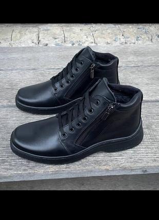 Класичні чоловічі замшеві шкіряні черевики2 фото