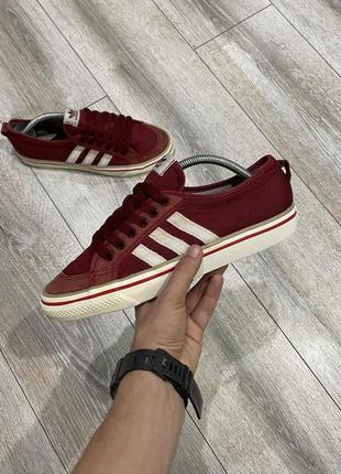 Мужские кеды pink adidas nizza 42 р.