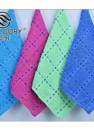 Набір рушничків  кухонний 50*25 -уп. 5 шт -(клітка -кухня)