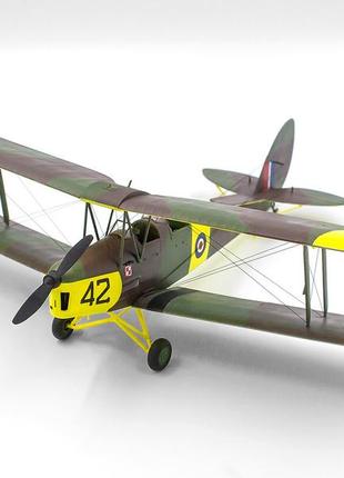 Icm 32035 британський навчально-тренувальний літак, de havilland dh.82a tiger moth модель у масштабі 1:328 фото