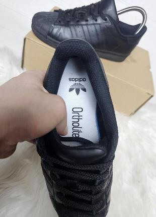 Кожаные кроссовки adidas superstar 36 размер4 фото