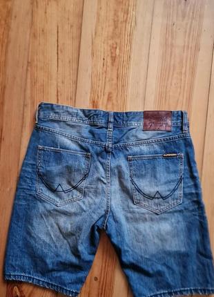 Брендовые фирменные джинсовые шорты superdry,оригинал,размер 32.2 фото