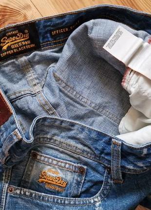 Брендовые фирменные джинсовые шорты superdry,оригинал,размер 32.7 фото