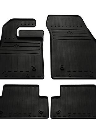 Гумові килимки в салон для range rover evoque (l551) (2018-...) комплект з 4 штук (stingray)