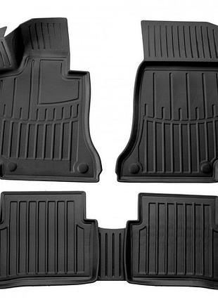 3d килимки для mercedes benz w205 c (2014-...) з бортиками 30 мм (stingray)