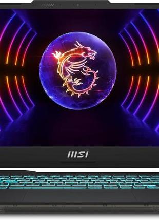Msi ноутбук cyborg 15.6 fhd, intel i5-12450h, 16gb, f512gb, nvd4060-8, dos, чорний