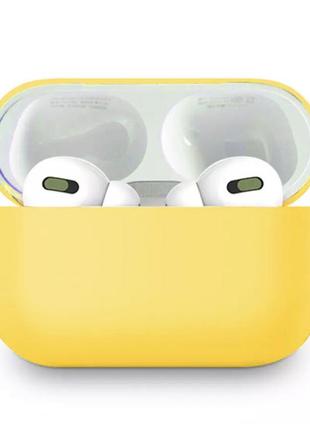 Airpods pro 2 case — simple — yellow