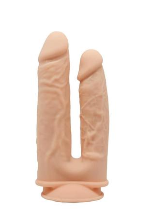 Фалоімітатор подвійний silexd double gusto flesh (model 1 size 8