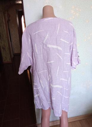 Льняная блуза2 фото