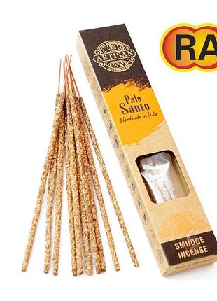 Raj artisan smudge incense palo santo пало санто, ароматичні палички, оліїсті пахощі