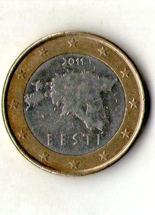 Естонія - эстония 1 євро 2011 рік №1935