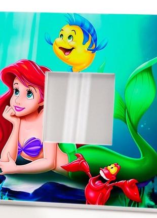 Декоративное зеркало "мультфильм русалочка. the little mermaid" подарок фанатам...