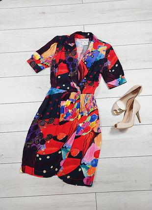 Винтажное платье на запах therese baumaire