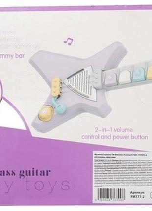 Музична іграшка funmuch бас-гітара зі світл.ефектами3 фото