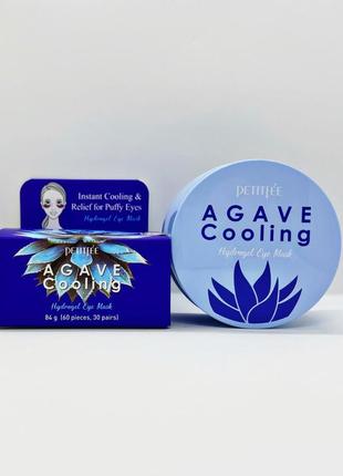 Гідрогелеві охолоджуючі патчі для очей з екстрактом агави petitfee agave cooling hydrogel eye mask