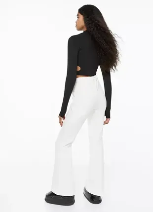 Белые лыжные штаны h&m