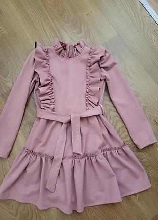 Платье из микровельвета