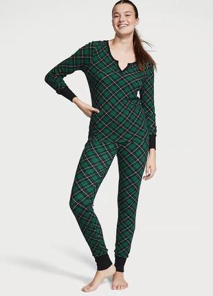 Піжама victoria's secret thermal long pajama set