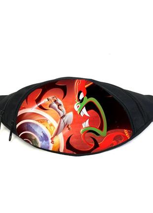 Поясна сумка бананка самурай джек (gb-samurai jack 05) gear bag чорна