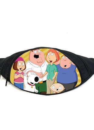 Поясна сумка бананка грифіни (gb-family guy 09) gear bag чорна