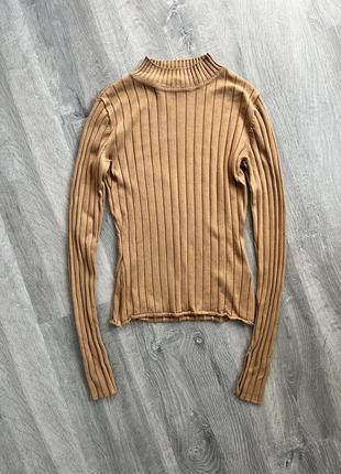 Базова водолазка в рубчик h&m