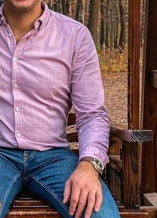 Чоловіча льон рубашка colins