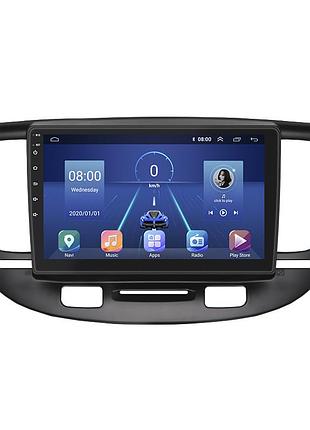 Штатная магнитола lesko для kia rio ii 2005-2009 экран 9" 6/128gb 4g wi-fi gps top киа рио