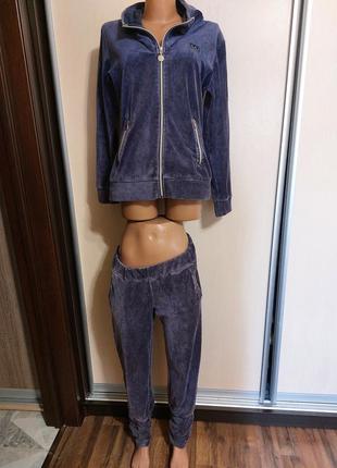 Велюровый спортивний костюм armani xl
