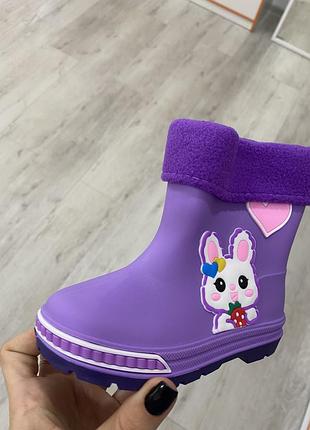 Резинові чобітки для дівчат