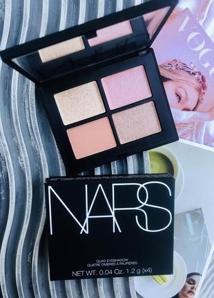 🩷 шикарная палетка теней nars quad eyeshadow orgasm