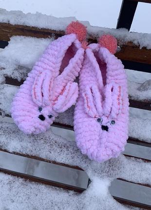 Шкарпетки капці дитячі та дорослі вʼязані