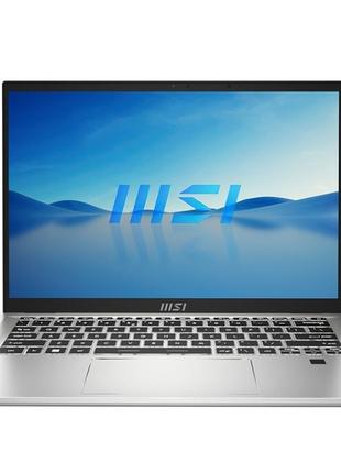 Msi ноутбук prestige evo 14 fhd, intel i7-13700h, 16gb, f1tb, uma, w11, сріблястий