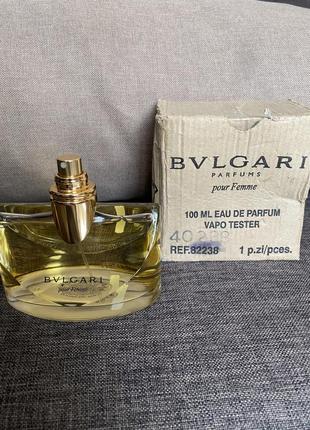 Bvlgari pour femme парфумована вода тестер 100 мл, оригінал2 фото