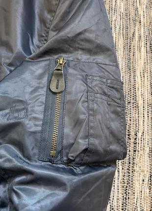 Винтажный бомбер ma1 alpha industries авиатор размер l