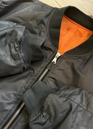 Винтажный бомбер ma1 alpha industries авиатор размер l
