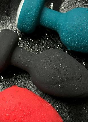 Анальная пробка с вибрацией, светящаяся в темноте light anal plug, анальные игрушки. зеленая